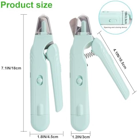 Pet Nail Clippers Dogs & Cats – Illuminates The Nail and Quick for Safe, Easy Trimming. Extra-Sharp Blades for Thick Nails, with Quick-Sensing tech to Prevent overcutting - Image 5