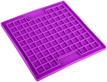 LickiMat Classic Playdate Slow Feeder for Dogs Lick Mat Boredom Anxiety Reducer Perfect for Food Treats Yogurt Liquid Food Peanut Butter Fun Alternative to a Slow Feed Dog Bowl, Purple - Image 3
