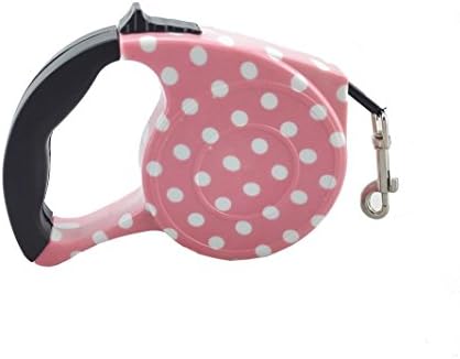 Blovess Yueton 16.5 ft Pet Dog Cat Puppy Retractable Leash Traction Rope Walking Lead Leash (Pink) by yueton
