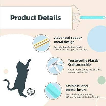 Flex Max Pet Hair Remover by LINTPLUS-Adjustable Pet Hair Removal Tool 2X More Effective Than Pro, Dog & Cat Hair Remover for Rugs, Couches & Pet Towers-Effortlessly Removes All Hair! - Image 4