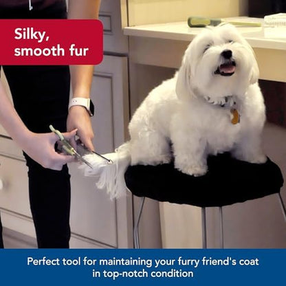 Coastal Pet Safari Dog Grooming Comb for Medium and Coarse Coats - Extra-Long Rotating Teeth - Undercoat Rake for Coarse Coats - 7 1/4" - Image 3
