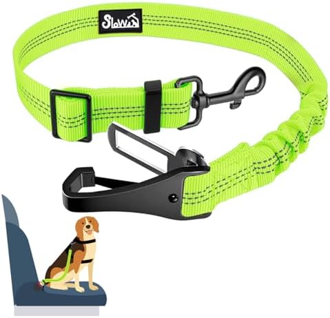 SlowTon Dog Car Seat Belt, 3 in 1 Latch Bar Attachment Dog Safety Seatbelt by SlowTon