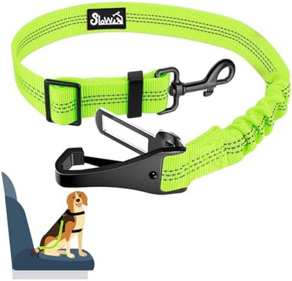 SlowTon Dog Car Seat Belt, 3 in 1 Latch Bar Attachment Dog Safety Seatbelt by SlowTon
