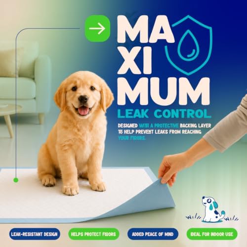 Loofy Pee Pads for Dogs, Training Pads for Dogs, Dog Training Pads, X-Large 35x24, 30 Count, Leak-Proof, Quick-Dry, Super Absorbent Puppy Potty Pads - Image 3