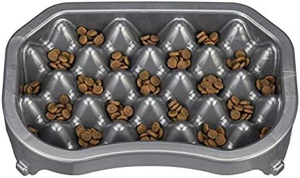 Neater Pet Brands Neater Slow Feeder Dog Bowls, Slows Down Fast Eaters to Help Digestion & Prevent Overeating, Non-Slip Dog Bowl, BPA-Free, Holds 6 Cups of Food for Medium to Large Breed Dogs or Puppy