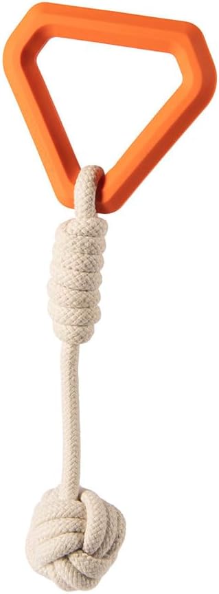 Carhartt Pet Training Tools, Durable Dog Tool for Tug and Fetch, Monkey Fist Dog Pull (Blaze Orange)