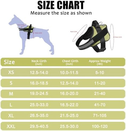 Dog Harness, No-Pull Reflective Dog Vest, Breathable Adjustable Pet Harness with Handle for Outdoor Walking - No More Pulling, Tugging or Choking - Image 4