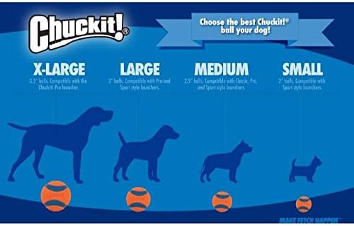Chuckit! Strato Ball Dog Toy, Medium (2.5 Inch) 2 Pack - Image 4