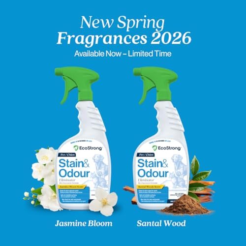 Eco Strong Pet Stain and Odor Remover - Pet Odor Eliminator, Urine Destroyer for Dogs, Pet Urine Enzyme Cleaner | Santel Woods - 32 oz - Image 2