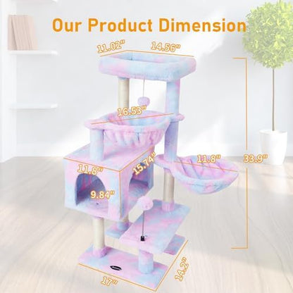 Cat Tree Cat Tower Condo Pet Activity Center Sisal Scratching Post - Image 6