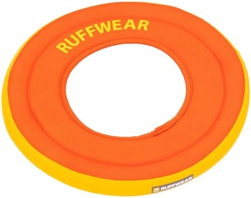 Ruffwear, Hydro Plane Flying Disc Dog Toy, Tangelo Orange, 9", Medium by RuffwearInc