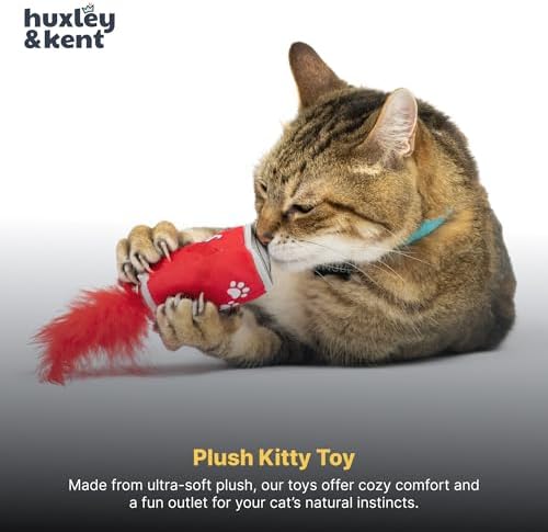 Huxley & Kent Plush Crinkle Catnip Cat Toy, Sneeze-It - Image 6