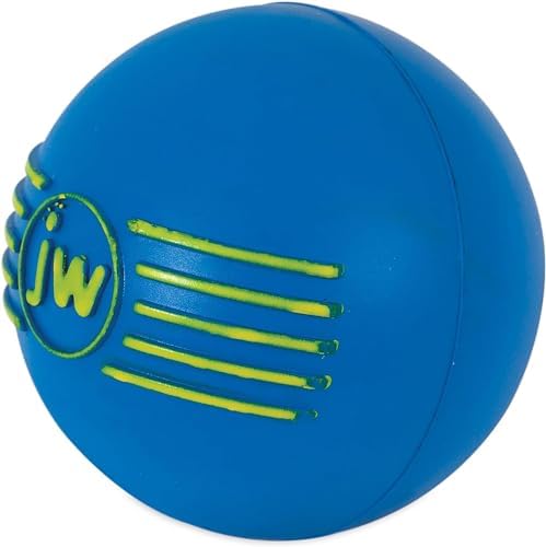 JW PET ISqueak Squeaker Dog & Puppy Fetch Chew Toy MEDIUM BALL 3 PACK - Image 6