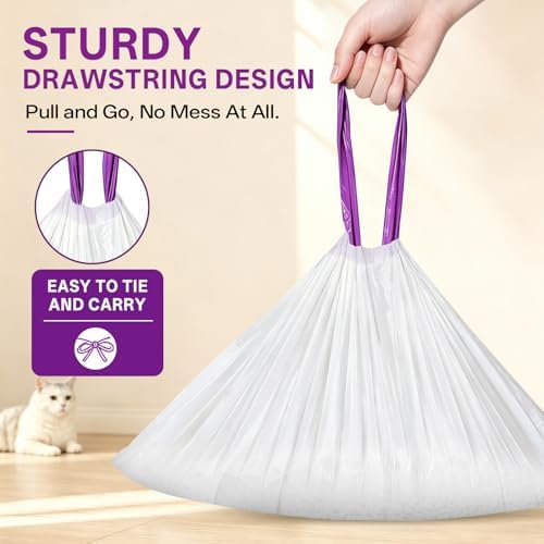 120PCS Automatic Cat Litter Box Waste Bags Compatible with Litter Robot 4/3 - Image 5