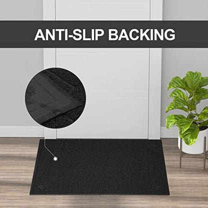Cat Litter Box Mat, 47" x 35" Large Waterproof Litter Trapping Mat - Image 4
