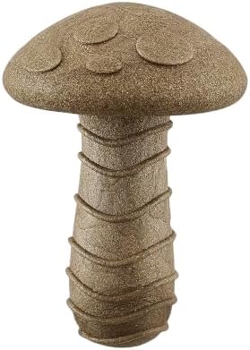 Dogwood Mushroom Dog Chew Toy – Real-Wood Blend, Peanut Butter Scented, Moderate Chewers, Medium, 4.8" x 3.4" x 3.4" by Pupstages