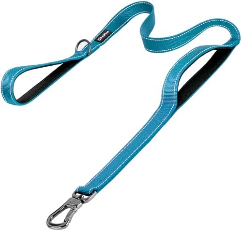 PetiFine 6FT Heavy Duty Dog Leash with Soft Padded Double Handle by PetiFine