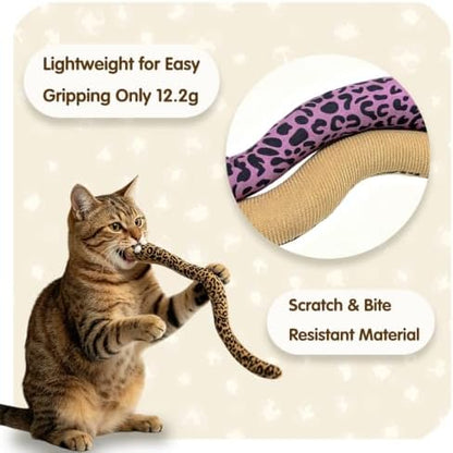 Andiker 3 PCS Snake Cat Toys, Colorful Cat Chew Toy with Natural Catnip Interactive Cat Toy for Indoor Cats to Boredom Relief and Clean Teeth - Image 5