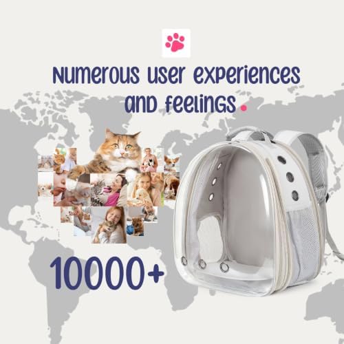 Dual Expandable Cat Backpack Carrier, Fit up to 20 lbs, Expandable Pet Carrier Backpack for Large Fat Cat and Small Puppy - Image 5