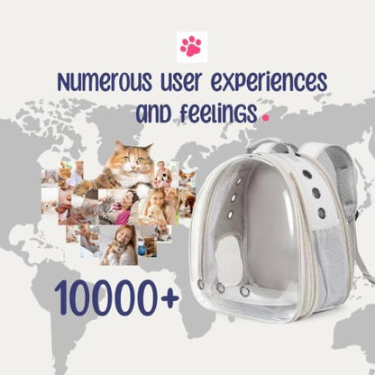Dual Expandable Cat Backpack Carrier, Fit up to 20 lbs, Expandable Pet Carrier Backpack for Large Fat Cat and Small Puppy - Image 5