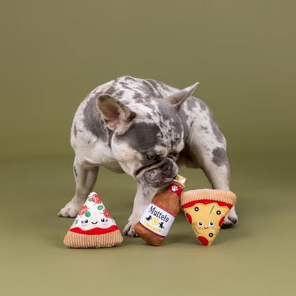 Fringe Studio Plush Dog Toy, 3 Pieces Set, Slice N’ SIP, Pet Shop Collection (662177) - Image 5