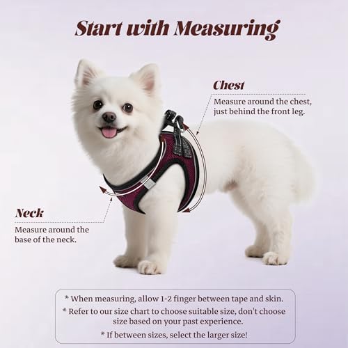 No Pull Dog Puppy Harness and Leash Set Reflective Mesh Vest Medium - Image 2