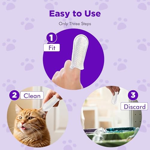 MIOSSZI Dog Ear Cleaner Finger Wipes for Dogs & Cats – Removes Wax & Odor, Helps Soothe Itchy Ears, Pet Ear Cleaning Finger Wipes 50 Count - Image 5