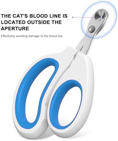 Aogeili Cat Nail Clippers - Stainless Steel, Non-Slip, Safe for Small Pets - Image 6