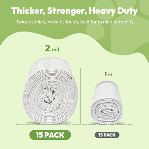 30 Pack Litter Box Liners, Large Drawstring Cat Litter Bags for Standard Litter Box Jumbo, Thick, Heavy Duty & Leak Proof, Easy Clean Unscent Litter Pan Box Liners for Pet Cats, 36" x 19" - Image 2