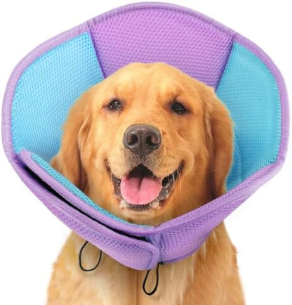 Dog Cones for Large Dogs Soft Dog Cone to Stop Licking by SUNFURA