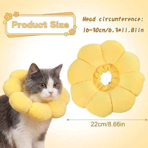 Cat Cone Collar, Adjustable Cat Recovery Collar - Image 2