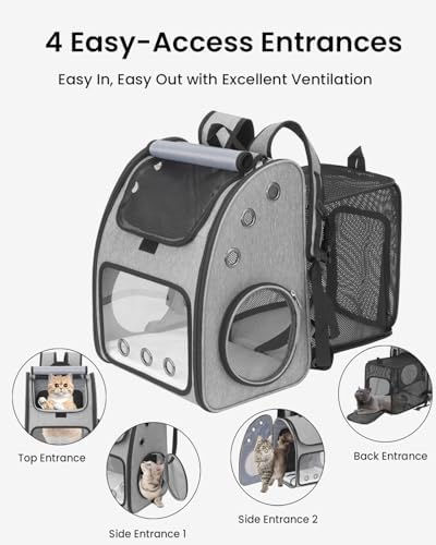 Expandable Cat Backpack Carrier for Small Cats/Dogs Airline Approved - Image 6