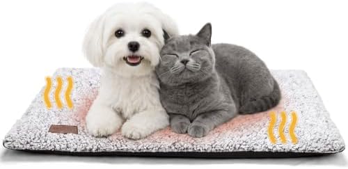 Mora Pets Self Warming Cat Beds for Large Cats Self Heating Dog Mat Pet Pad by MoraPets