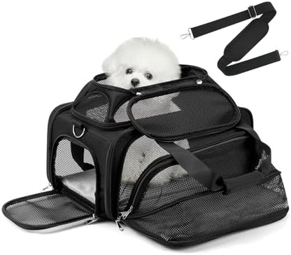pidipiti 17x11x9.5 Soft-Sided pet Carrier,for Extra-Small Dog or Medium cat by pidipiti