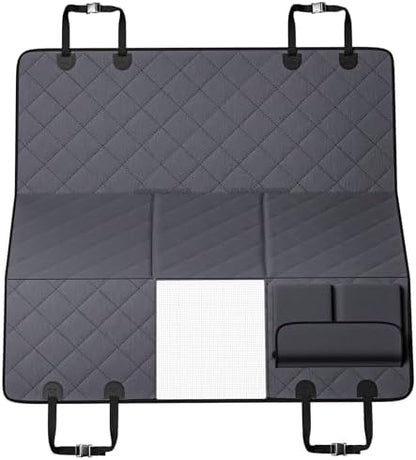 VEVOR Back Seat Extender for Dogs,Hard Bottom Car Seat Cover for Dogs Supports 400lbs,Heavy Duty Dog Car Seat Cover for Back Seat,Dog Hammock for Car, SUV, Truck for Car Bed 54"x24" by VEVOR