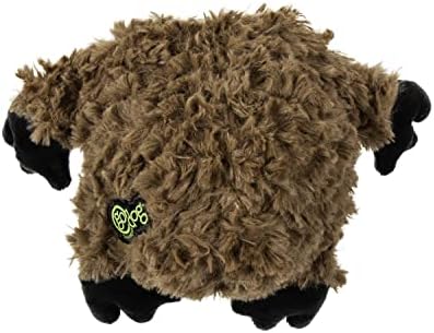 goDog PlayClean Sloth Squeaky Plush Dog Toy with Odor-Eliminating Essential Oils, Chew Guard Technology - Brown, Small - Image 6