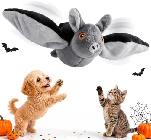 Flying Bat Dog Toy,Flying Bat Toy for Dogs & Cats,Flapping Wings Cute Bat by Unknown