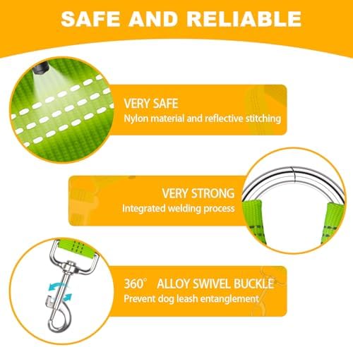 2-Pack Dog Car Seat Belt, 3-in-1 Headrest-Mounted Dog Seatbelt for Car, Adjustable Nylon Pet Safety Leash with Elastic Buffer & Reflective Stitching, Durable Car Harness for Dogs Fits Most Vehicles - Image 4