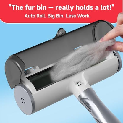NVNAN Pet Hair Remover Roller and Grooming Glove Set for Dogs & Cats - Image 3