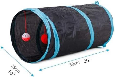 Cat Tunnels Indoors Cat Play Tunnel for Indoor Outdoor, Cat Tunnel Large Cat Toy Kitten Kitty Rabbt (2 Way) - Image 2