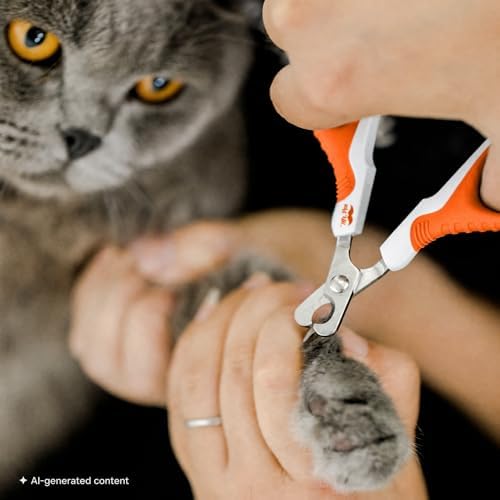 Mr. Pen- Cat Nail Clipper, Raspberry Red & White Cat Nail Trimmer - Image 4