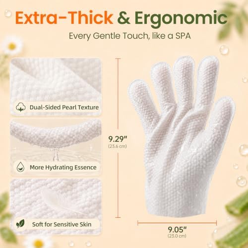 Pet Glove Wipes for Dogs, Quick Bathing & Grooming, Unscented 50ct - Image 4