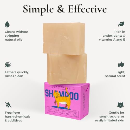 J.R.LIGGETT'S Cat Shampoo Bar for Cats with Sensitive Skin 3.5 oz - Image 3