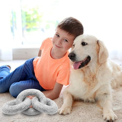 Glaciart One Felted Wool Dog Chew Rings | Durable Dog Chew Toy, Puppy Chew Toys for Teething & Dog Teeth Cleaning | Pet Toys Fetch Games & for Anxiety/Boredom | Great for Small, Medium or Large Dogs - Image 3