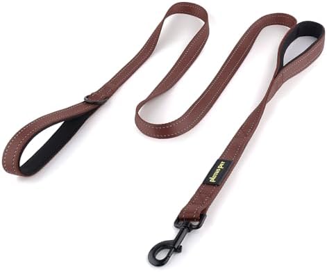 Plutus Pet Double Handle Dog Leash, 4 FT Long, for Medium Large Dogs by PLUTUSPET