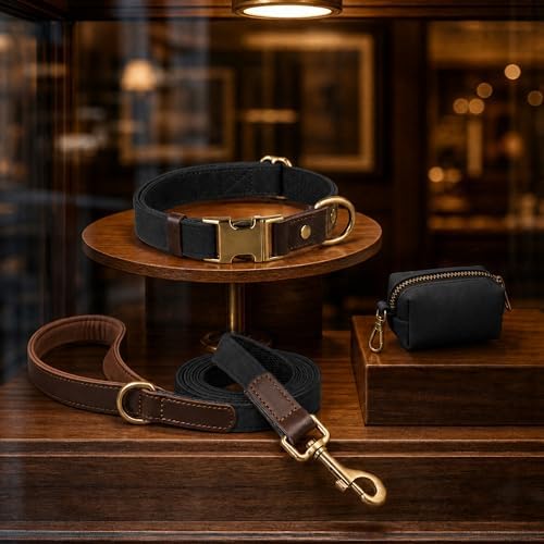 Didog PU Leather Dog Poop Bag Holder, Easy-Pull with Metal Clip, Black - Image 6