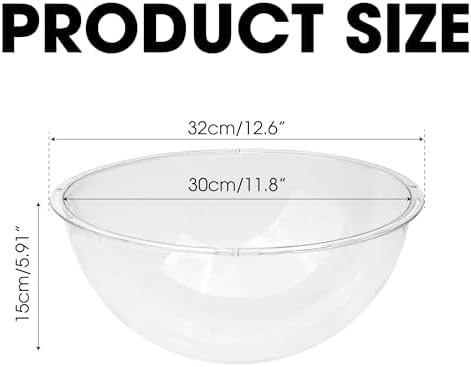 11.8" Acrylic Dome Clear Plastic Pet Cat Bubble Window Capsule Space Cover, Transparent Furniture Replacement for Nest Bed Hammock Catching Tree Shelves Window Perch Accessories, Cat Tree Not Included - Image 2