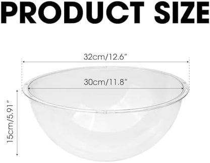 11.8" Acrylic Dome Clear Plastic Pet Cat Bubble Window Capsule Space Cover, Transparent Furniture Replacement for Nest Bed Hammock Catching Tree Shelves Window Perch Accessories, Cat Tree Not Included - Image 2