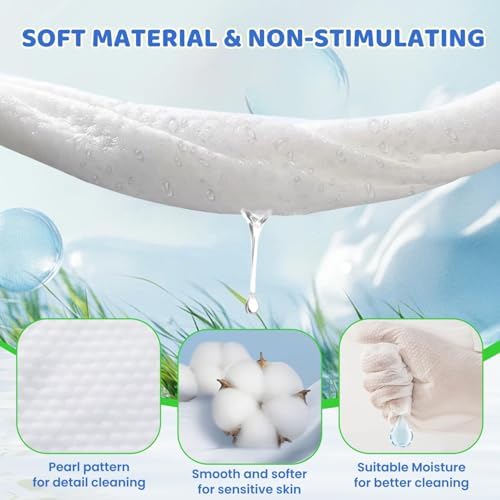 VOISEN 96 Pcs Pet Glove Wipes for Dogs, Pet Cleaning Gloves - Image 4