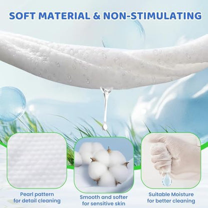 VOISEN 96 Pcs Pet Glove Wipes for Dogs, Pet Cleaning Gloves - Image 4
